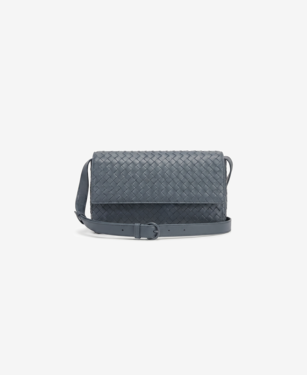 Woven Leather Crossbody Bag