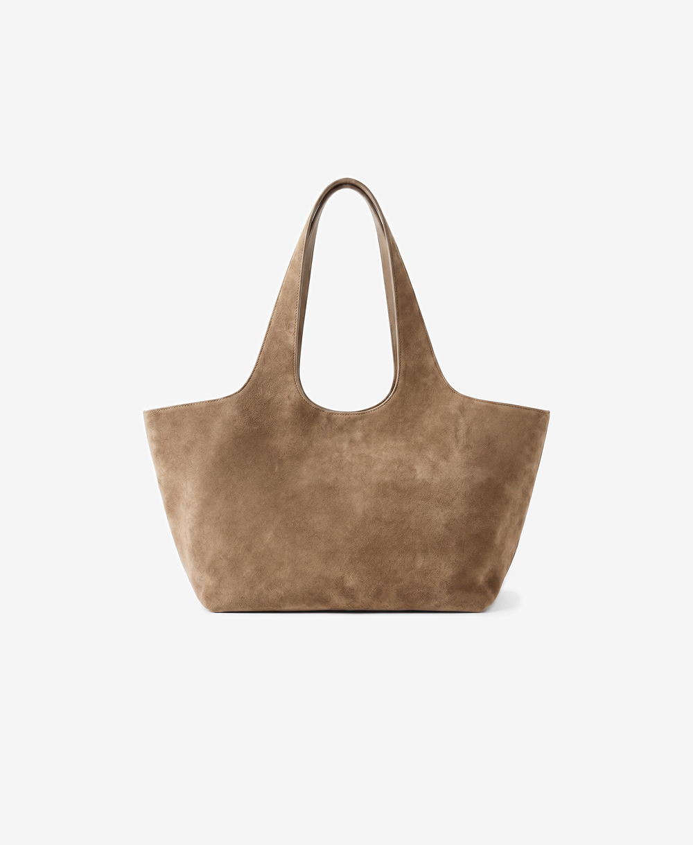 Suede Shopper Tote