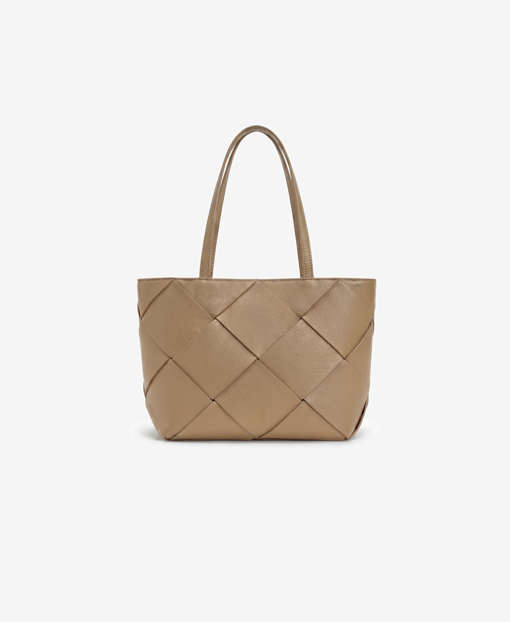 Woven Panel Shopper