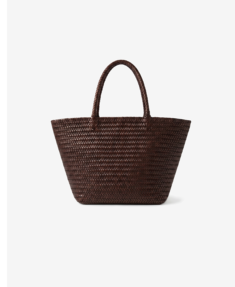 Woven Leather Shopper