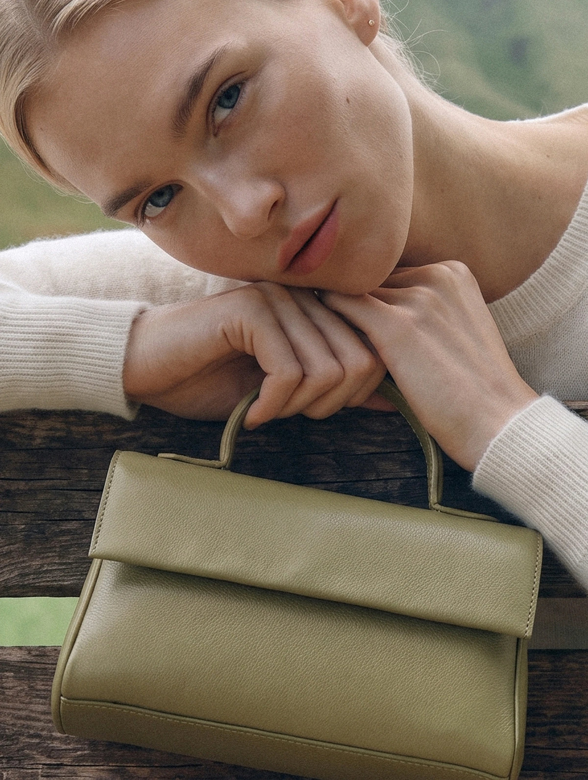 Top Handle Flap Bag